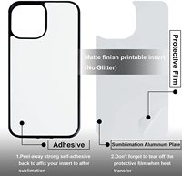 HOCAYU TPU PC 2D Tough Sublimation Blank Housse de téléphone portable pour Iphone 11 12 13 14 15 16 Pro Max Mini XR XS Max Funda