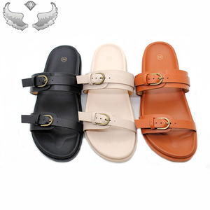 Sandali retrò traspiranti di alta qualità con punta aperta per il commercio estero, nuove ciabatte estive casual da <span class=keywords><strong>donna</strong></span> alla moda - Product Image 1