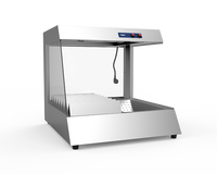 Vente chaude 600W basse puissance frites frites poulet poisson viande lumière électrique puces réchauffeur Machine avec collecteur d'huile usée