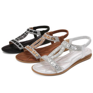 เทรนด์แฟชั่นฤดูร้อน รองเท้าแตะเปิดนิ้วเท้าสำหรับผู้หญิง ดีไซน์สายรัดอเนกประสงค์ พร้อมกระโปรงที่ทนทาน - Product Image 3