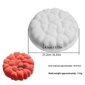 Moule à gâteau en forme de cœur, moule en silicone, moule à gâteau pour dessert, moule à chocolat, outil de décoration, moule à gelée, moule à pâtisserie pour la cuisine - Product Image 6