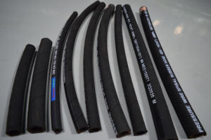 Hoge Treksterkte Textiel Koord Slijtvast Zand Blast Nr + Br Rubber Hoge Druk Flexibele Hydraulische Slang - Product Image 4