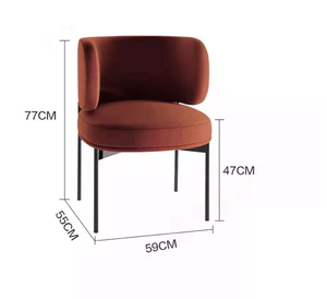 Stile nordico moderno in metallo gambe <span class=keywords><strong>soggiorno</strong></span> sedie in velluto per sala <span class=keywords><strong>da</strong></span> <span class=keywords><strong>pranzo</strong></span> sedie - Product Image 2