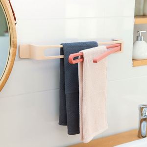 Multi-Function Rack Swing Out Racks for Bathroom Holder Wall Mounted <b>Towel</b> Bars With <b>Hooks</b> - Product Image 2