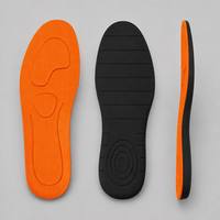 Semelles intérieures confortables en mousse PU absorbant les chocs, surface en maille respirante, coussin doux, soutien de la voûte plantaire écologique pour une utilisation quotidienne et sportive