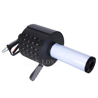 Machine de tir à jet de confettis à LED RVB Pistolet à CO2 électrique avec télécommande en métal durable