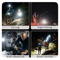 Petite lampe de poche portable COB LED Camping étanche IP67 porte-clés magnétique lumière rechargeable lumière de poche