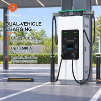 Chargeur DC pour véhicules électriques StarCharge Titan V4 320 kW, double CCS2, pour sites commerciaux à forte demande et déploiement de projets