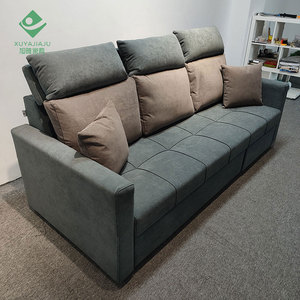<span class=keywords><strong>Divan</strong></span>-silla plegable de madera moderna, sofá cama de tres asientos, sala de estar, multifunción - Product Image 3