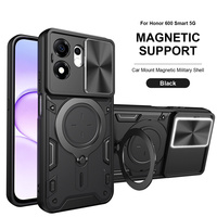 Coque de protection antichute Lichicase avec motif CD et cache-objectif coulissant pour Honor X7E X6E X7E Plus