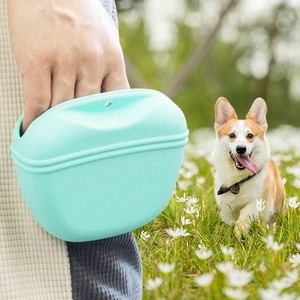 Bolsa de Silicona Ecológica para Premios de Perros, Fácil de Limpiar, Bolsa para Premios al Aire Libre para el Entrenamiento de Mascotas - Product Image 2