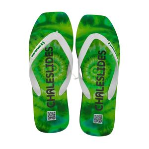Chanclas con Estampado Tie-Dye y Logotipo Personalizado al por Mayor, Sandalias de Playa de Verano para Hombre y Mujer, Suela de PE Suave Antideslizante, Directo de Fábrica, OEM al por Mayor - Product Image 2