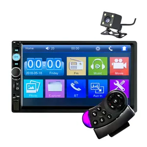 HD Touch Screen Car Radio, 7010B, 2Din, 7 ", Mirror Link, BT, rear Camera View, MP5 Player, Factory Wholesale