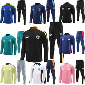 Jaket Windbreaker Sepak Bola Kualitas Thailand Grosir, Seragam Latihan Sepak Bola, Tracksuit untuk Klub, Jersey Sepak Bola, Setelan Tracksuit - Product Image 4