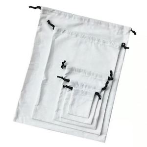 New Model Customized Recyclable Cotton <b>Drawstring</b> <b>Bag</b> with Custom Logo - Product Image 4