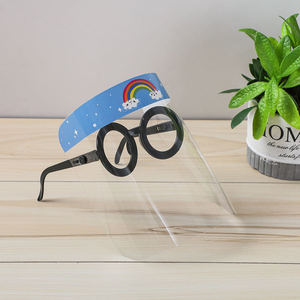 Venta al <span class=keywords><strong>por</strong></span> mayor los niños al aire libre <span class=keywords><strong>cara</strong></span> visera gafas Anti polvo Escudo de plástico lente para <span class=keywords><strong>la</strong></span> escuela - Product Image 4