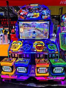 Máquina Simuladora de Carreras Interactiva para 4 Jugadores, Juego de Conducción para Niños en Interiores, Centro Comercial, Parque de Aventuras Educativo - Product Image 2