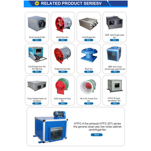 Bảo tồn năng lượng công nghiệp loại bỏ bụi quạt dòng chảy hướng trục quạt thông gió khối lượng lớn công nghiệp - Product Image 6