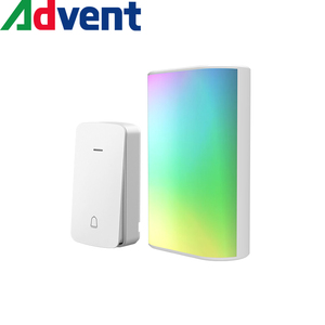 Oem & ODM không dây xách tay RGB chuông cửa 32 âm thanh với nhà không thấm nước chuông 150m phạm vi hoạt động - Product Image 1