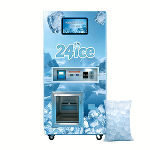 Fully Automatic Ice Vending Machine 24H Self Service Bagged Ice Packaging Vending Machine For Commercial Outdoor Public Place - Product Image 1