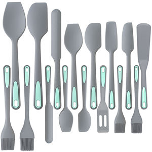16-टुकड़ा सिलिकॉन बेकिंग स्पैटुला सेट मिश्रण क्लिप स्क्रैपर डिशवॉशर सुरक्षित पर्यावरण के अनुकूल पुनः प्रयोज्य - Product Image 3