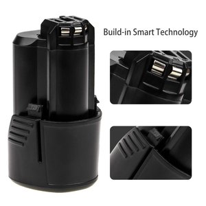 ทดแทนแบตเตอรี่ลิเธียม <span class=keywords><strong>12V</strong></span> สำหรับเครื่องมือ GSR120-Li <span class=keywords><strong>สว่าน</strong></span><span class=keywords><strong>แบ</strong></span>บชาร์จไฟได้ BAT411 มากกว่า 500 รอบการใช้งาน -20-45 - Product Image 5