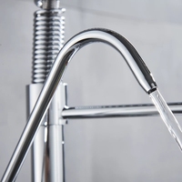 Robinet de cuisine de luxe 3 voies en laiton massif avec filtre à eau potable purifiée, eau chaude et froide, mitigeur d'évier 3-en-1 pour la vente en gros