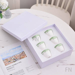 Taza de Cerámica de Alta Calidad para Té y Café, Porcelana Fina con Elegante Caja de Regalo para Bebidas Concentradas - Product Image 3