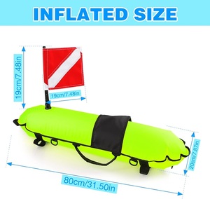 Gran oferta, boya marcadora de superficie de <span class=keywords><strong>buceo</strong></span> inflable de alta calidad, boya de <span class=keywords><strong>buceo</strong></span> en el <span class=keywords><strong>mar</strong></span>, entrenamiento flotante para apnea oceánica - Product Image 2