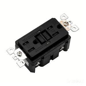 เต้ารับไฟฟ้าแบบ GFCI มาตรฐานอเมริกา 15A 125V พร้อมคุณสมบัติทดสอบตัวเองและป้องกันการงัดแงะ  เต้ารับติดผนังแบบ GFCI พร้อมระบบกราวด์ในตัว - Product Image 4