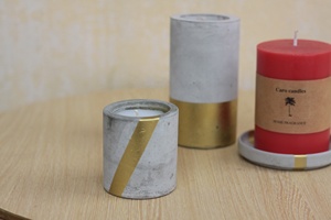 Bougie en paraffine parfumée Caro Square dans un bocal pour la décoration de la maison, fabriquée au Vietnam - Product Image 2