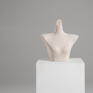 Maniquí Femenino de Terciopelo Gris de Lujo para Exhibición de Lencería, <span class=keywords><strong>Bikini</strong></span> Sexy, Pecho y Glúteos de Terciopelo - Product Image 2