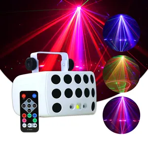 Oem Odm führte 4 in 1 Rgbw Professional Ktv Party Laser effekt licht Schmetterlings blitzlicht