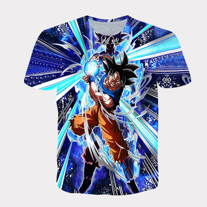 เสื้อยืดฮิปฮอปลายการ์ตูนโกคู Z พิมพ์ลาย 3 มิติ ตัวอย่างฟรี เสื้อยืดแขนสั้นใส่สบาย ผลิตจากโพลีเอสเตอร์ ดีไซน์สร้างสรรค์ - Product Image 3