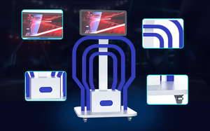 Simulador de Juegos VR 9D Comercial SportVR, de Acero y Aluminio Resistente, para Uso en Escuelas Públicas, Hogares, Aeropuertos, Interiores y Exteriores, Educación y Arcade - Product Image 4