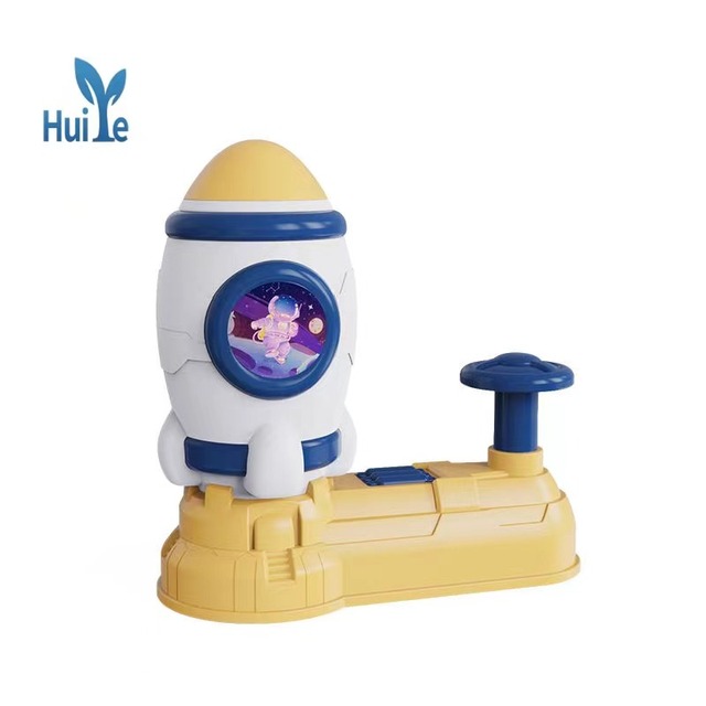 Huiye Rocket Flying Saucer Indoor Outdoor Water Games Rocket Modeling Toy Fun Sport Flying Saucer UFO Toys for Parent and Child
