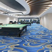 Tapis mural et de sol en polyester doux, à motifs abstraits, fabriqué à la machine, lavable, pour hôtels, casinos, fêtes