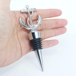Tapón de Vino de Metal con Ancla y Logotipo Personalizado al por Mayor con Función de Vacío - Regalos de Boda y Recuerdos - Product Image 5