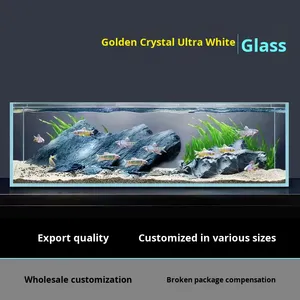 <span class=keywords><strong>Aquarium</strong></span> en verre rectangulaire ultra-blanc de taille personnalisable, grand modèle pour bureau et salon, <span class=keywords><strong>aquarium</strong></span> écologique - Product Image 5