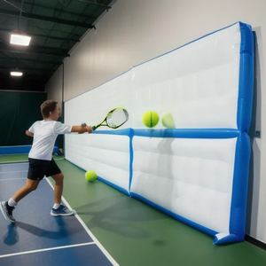 Mur de rebond gonflable pour balles de tennis avec épaisseur de 10 mm en DWF, pliable, portable, outil d'entraînement, tapis de lutte - Product Image 1