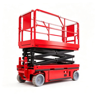 Plateforme de travail en hauteur mobile autopropulsée à ciseaux électro-hydrauliques en acier 6m-14m 450kg certifiée CE