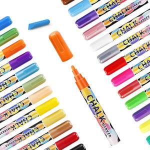 Dry <b>Erase</b> Markers Custom Dustless Liquid Chalk Marker Pen for Chalkboard Signs Blackboards Glass Windows Decoration - Product Image 1
