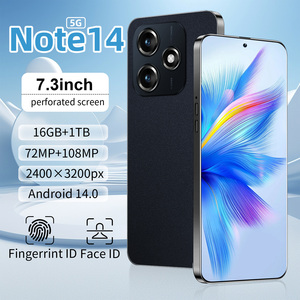 Note14 Dumbbell Set Smartphone 8000mAh 7.3 pouces 120Hz LED 108MP Caméra 16GB+1TB 5G Double SIM Reconnaissance Faciale Cadre Métallique - Product Image 3