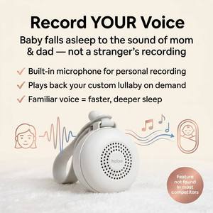 Gift <strong>for</strong> Infants Baby White Noise Machine <strong>Speaker</strong> with Night Light Lullaby Sound Machine with Cry Sensor, Timer and <strong>Recording</strong> - Product Image 5