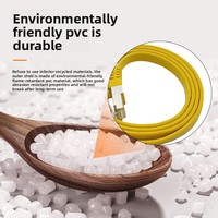 Kabel Ethernet Cat-7 Flat Tembaga Murni Gigabit Broadband Kelas Router, Kabel Patch Twisted-Pair Terproteksi