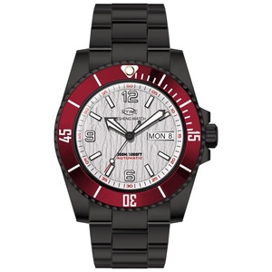 Montres personnalisées de <span class=keywords><strong>plongée</strong></span> automatique, <span class=keywords><strong>bracelet</strong></span> solide en acier inoxydable 316L, NH36, vente en gros - Product Image 4