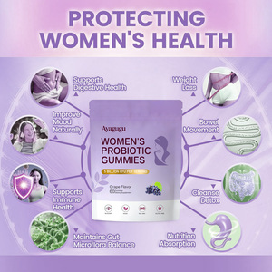 Gomitas Probióticas para Mujeres, Sabor Uva, 60 Unidades, 5 Mil Millones de UFC por Porción, Veganas, Sin OMG, Sin Gluten, OEM Personalizado, Salud Vaginal, pH - Product Image 3