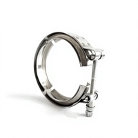 Factory Direct T-Bolt Heavy-Duty Hose Clamp, Stainless Steel V-Band Clamp for Auto Parts, Exhaust Pipe Fixing Clamp