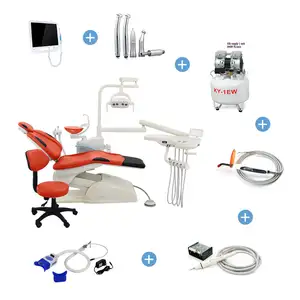 luxury high quality metal full set dental chair spare parts led lamp price dental chair