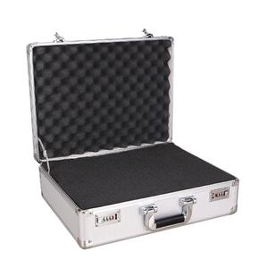 Multi Purpose Aluminum Alloy <strong>Briefcase</strong> Metal Toolbox Foam Protective Sleeve Security Code Lock - Product Image 1